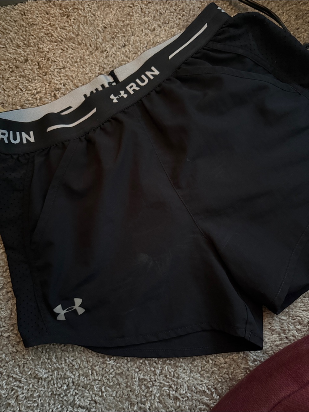 Under Armour Black Running Shorts